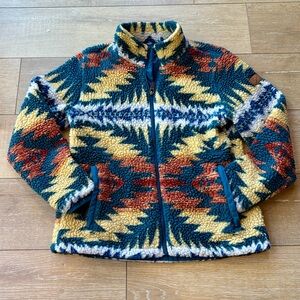 Ariat x Pendleton Sherpa Fleece Jacket in Night Dance